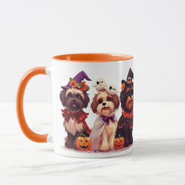 Halloween Shih Tzu Dogs Tasse