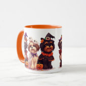 Halloween Shih Tzu Dogs Tasse (Vorderseite Links)