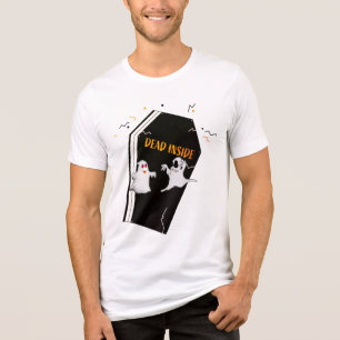Halloween-Shirt "Dead Inside" - Spooky-Coffin-T-Sh Tri-Blend Shirt