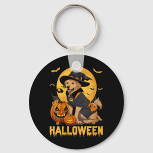 Halloween-Shirt für Frauen mit V-Ausschnitt4 Schlüsselanhänger