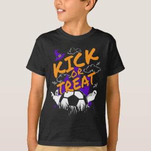 Halloween-Shirt für Fußballspieler mit einem Fußba T-Shirt
