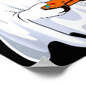 Halloween Shirt Ghost Gamer Video Gaming Boys Men  Poster (Ecke)