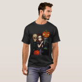Halloween-Shirt heraus Trick-oder-Behandeln T-Shirt (Vorne ganz)