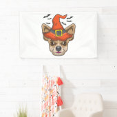 Halloween Shirt Hexenhuahua Kostümgeschenk Banner (Insitu)