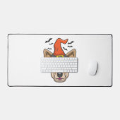 Halloween Shirt Hexenhuahua Kostümgeschenk Schreibtischunterlage (Tastatur & Maus)