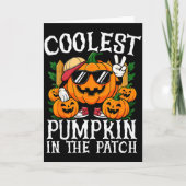 Halloween-Shirt Jungen Mädchen Kinder Coolster Kür Karte (Vorderseite)