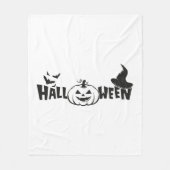 Halloween-Shirt, lustiges Halloween-Shirt Fleecedecke (Vorderseite)