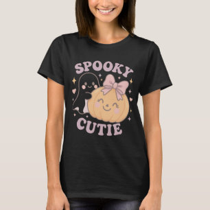 Halloween Shirt mit Pink Bow Pumpkin & Ghost   Co