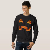 Halloween Shirt Pumpkin Jack-o-lantern Sweatshirt (Vorne ganz)