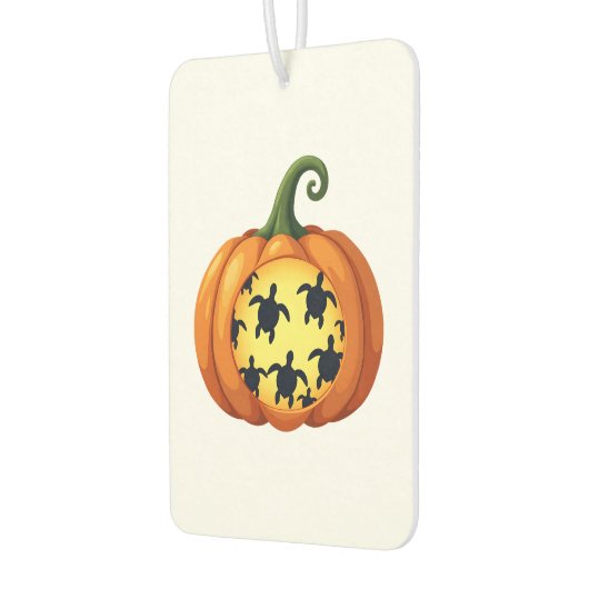 Halloween Shirt Pumpkin Turtle Sea Halloween Costu Autolufterfrischer (Links)