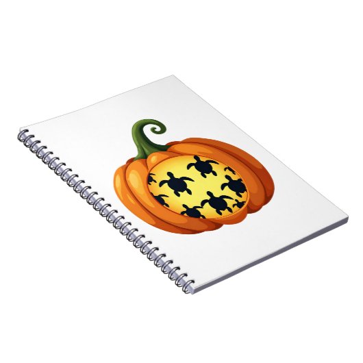 Halloween Shirt Pumpkin Turtle Sea Halloween Costu Notizblock (Rechte Seite)