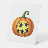 Halloween Shirt Pumpkin Turtle Sea Halloween Costu Sockelschild (Vorderseite)