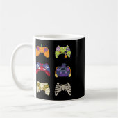 Halloween Shirt Skeleton Zombie Gaming Controller Kaffeetasse (Links)