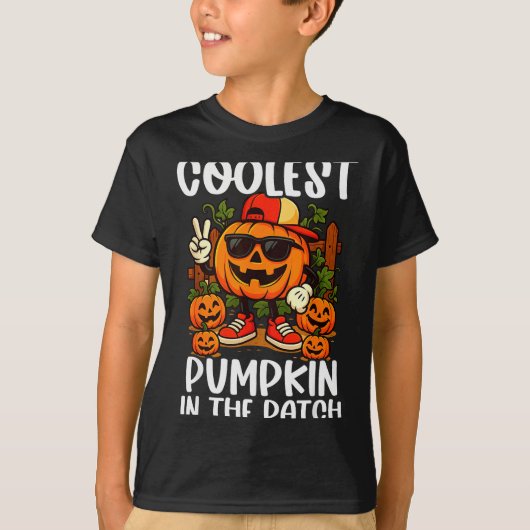 Halloween Shirts Boys And Kids Coolest Pumpkin In (Vorderseite)