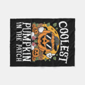 Halloween Shirts Boys And Kids Coolest Pumpkin In  Fleecedecke (Vorderseite (Horizontal))