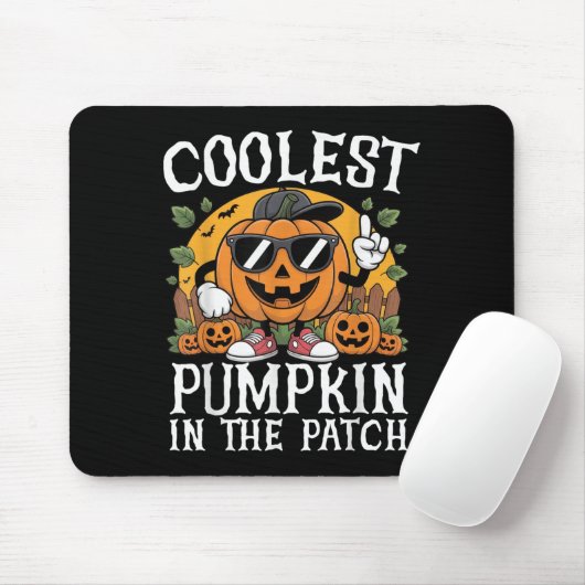 Halloween Shirts Boys And Kids Coolest Pumpkin In Mousepad (Mit Mouse)
