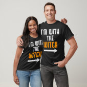 Halloween Shirts For Men I'm With The Witch Funny  (Unisex)