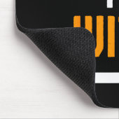 Halloween Shirts For Men I'm With The Witch Funny Mousepad (Ecke)