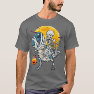 Halloween Shirts für BoysDinosaurier Skeleton T re