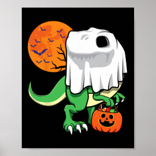 Halloween-Shirts für Jungen Männer Dinosaurier T R Poster