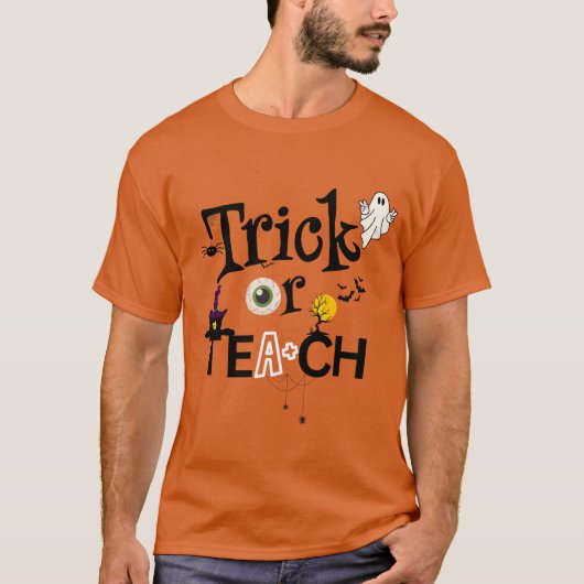 Halloween-Shirts | Trick oder Teach T-Shirt (Vorderseite)