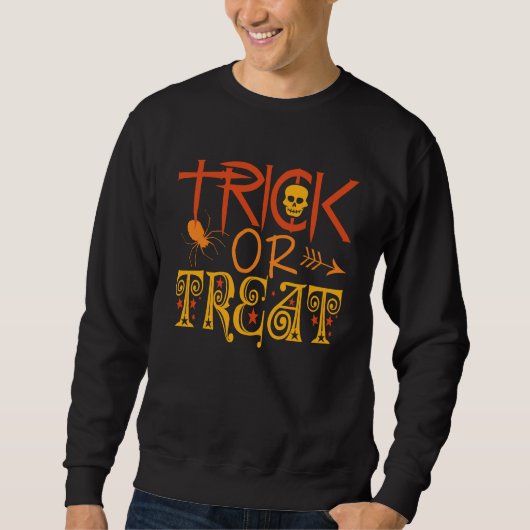 Halloween-Shirts und -Jacken für Trick oder Treat Sweatshirt (Vorderseite)