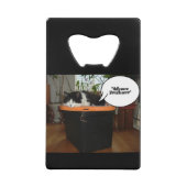 Halloween Shmalloween Geldbeutel Flaschenöffner (Vorderseite)