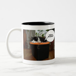 Halloween Shmalloween Zweifarbige Tasse