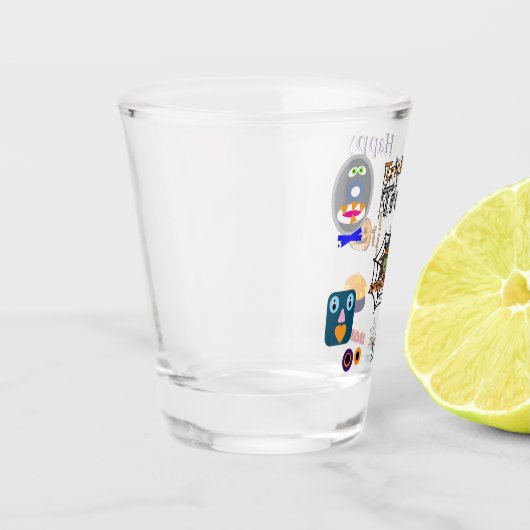 Halloween-Showglas Schnapsglas (Links)