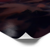 Halloween Siamkatze mit Pumpkins Beängstigend Poster (Ecke)