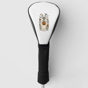 Halloween Sibirische Husky-Blume Golf Headcover