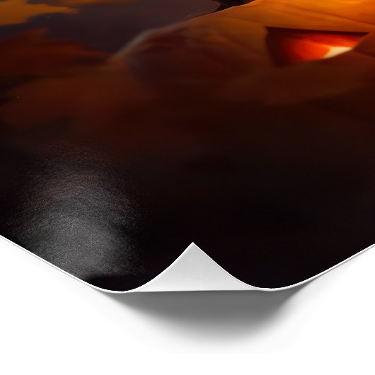 Halloween Sibirischer Husky mit Pumpkins Beängstig Poster (Ecke)