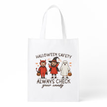 Halloween-Sicherheitstasche oder -Leckerei