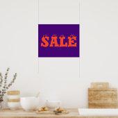 Halloween Sign, Halloween Sale Poster (Küche)