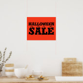 Halloween Sign, Retail Store Werbeaktion Store Poster (Küche)