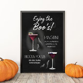 Halloween Signature Drink-Zeichen Poster