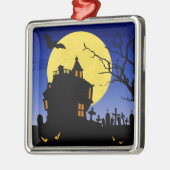 Halloween Silbernes Ornament (Links)