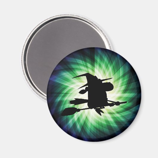 Halloween-Silhouette; Cool Magnet (Vorderseite/Rückseite)