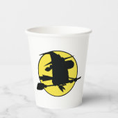 Halloween-Silhouette Pappbecher (Vorderseite)