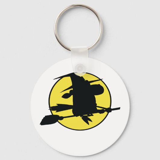 Halloween-Silhouette Schlüsselanhänger (Vorderseite)