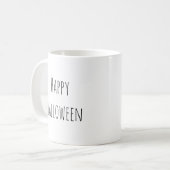 Halloween Simple Spooky Kaffeetasse (Vorderseite Links)