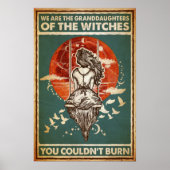 Halloween sind wir Enkeltöchter der Hexen Poster (Vorne)