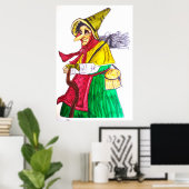 HALLOWEEN SINISTER OLD CRONE POSTER (Heimbüro)