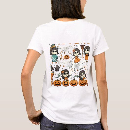 Halloween Sisters - Spooky T-Shirt (Rückseite)