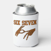 Halloween Six Sieben Meme Gebärdensprache 67 Mason Dosenkühler (Kanne Vorderseite)