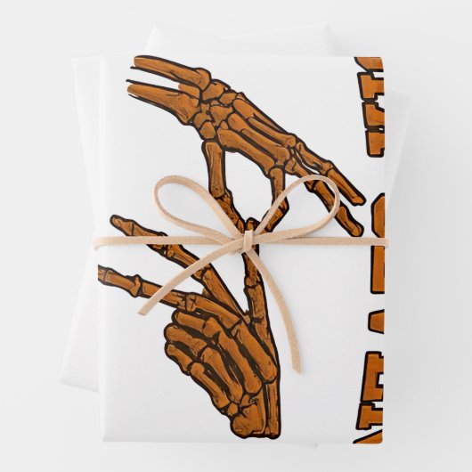 Halloween Six Sieben Meme Gebärdensprache 67 Mason Geschenkpapier Set (Beispiel)