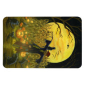 Halloween-Skareal in einem Maisfeld "Ort des Jacks Magnet (Horizontal)