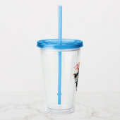 Halloween-Skarektur Acryltrinkbecher (Rechts)