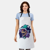 Halloween-Skarektur Schürze (Getragen)