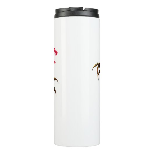 Halloween-Skarektur Thermosbecher (Rückseite)